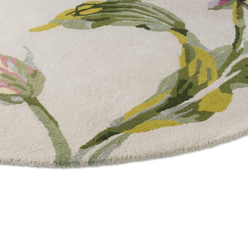 Gosford Round Cranberry 81300 rug by Laura Ashley