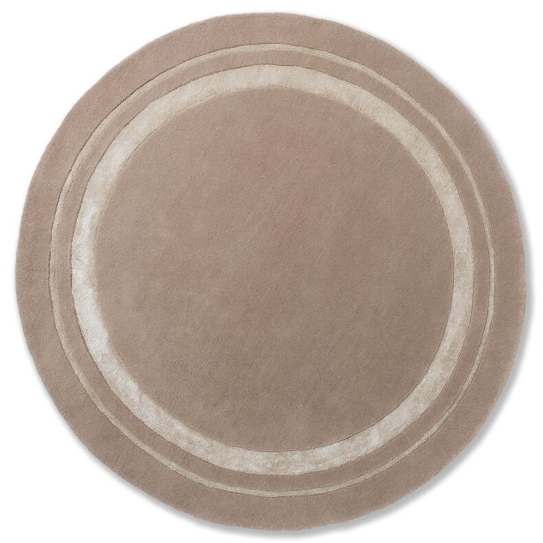 Redbrook Round Hazelnut 81801 rug by Laura Ashley