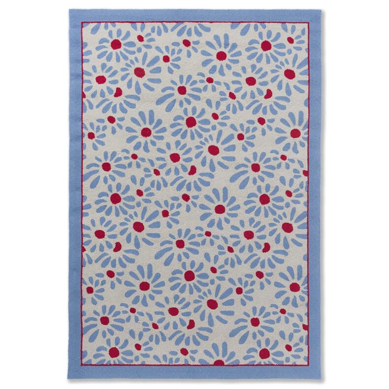 Thorncliff Daisy Sky Blue 480308 rug by Laura Ashley