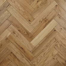 Solid oak herringbone wood flooring named Cathedral Honey
