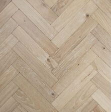 Solid oak herringbone wood flooring named Cathedral Pebble