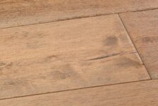 Distressed grey engineered oak wood flooring country grade 190mm wide with splits and character finished with natural oil in Surrey