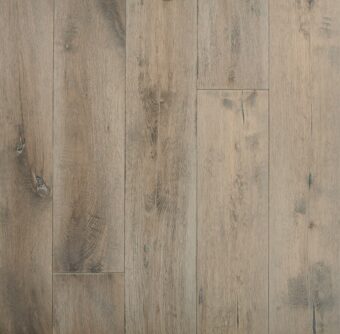 Distressed grey engineered oak wood flooring country grade 190mm wide with splits and character finished with natural oil in Surrey