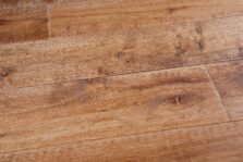 Distressed engineered oak wood flooring country grade 190mm wide with splits and character finished with natural oil in Surrey