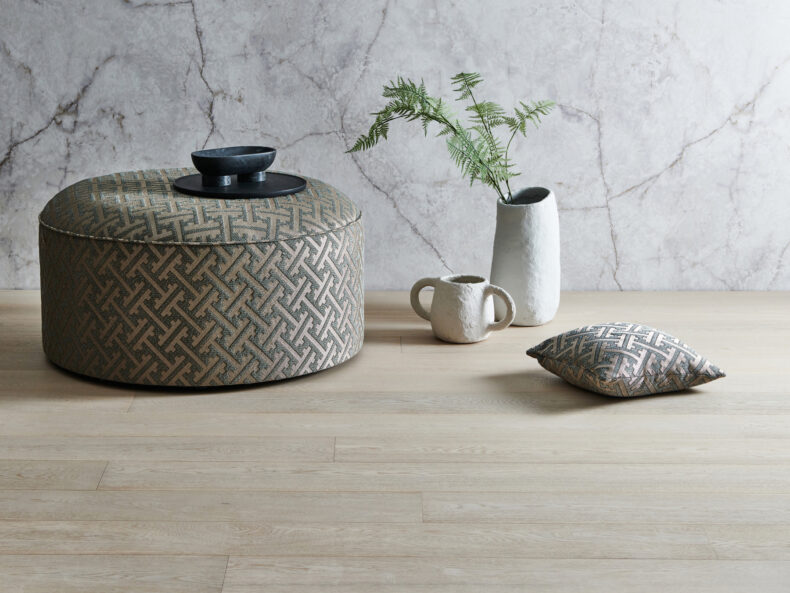 Engineered oak wood flooring named Palermo Cotton White
