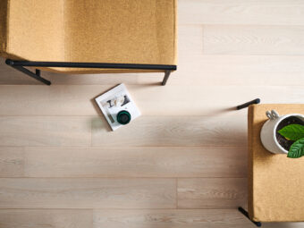 Engineered oak wood flooring named Palermo Cotton White