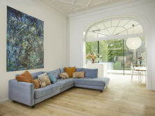 Engineered oak wood flooring named Cannes Bare