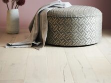 Engineered oak wood flooring named Cannes Blanco