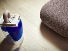 Engineered oak wood flooring named Cannes Blanco