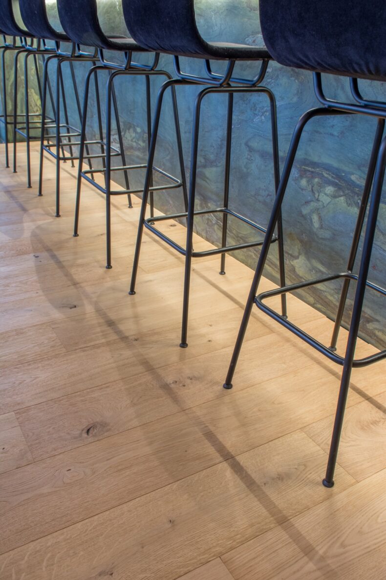 Engineered oak wood flooring named Albion Bare