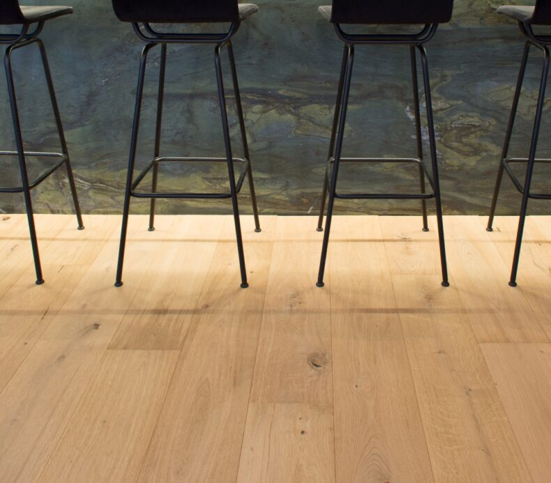 Engineered oak wood flooring named Albion Bare