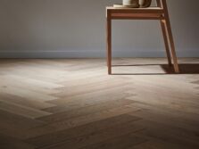 Engineered oak wood flooring named Stockholm Herringbone Pure