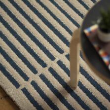 Fulton Mid Blue rug by Roger Oates