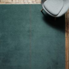 Lexington Teal rug by Roger Oates