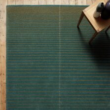 Overton Teal rug by Roger Oates