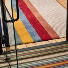 Bloomsbury Stripe Multi rug by Roger Oates