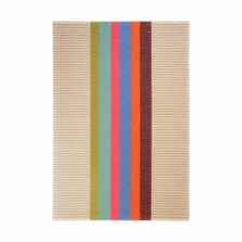 Bloomsbury Stripe Azure rug by Roger Oates