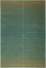Overton Teal rug by Roger Oates