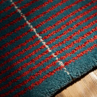 Overton Croft Blue rug by Roger Oates