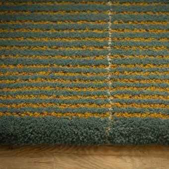 Overton Teal rug by Roger Oates