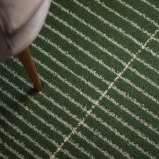 Overton Dark Green rug by Roger Oates