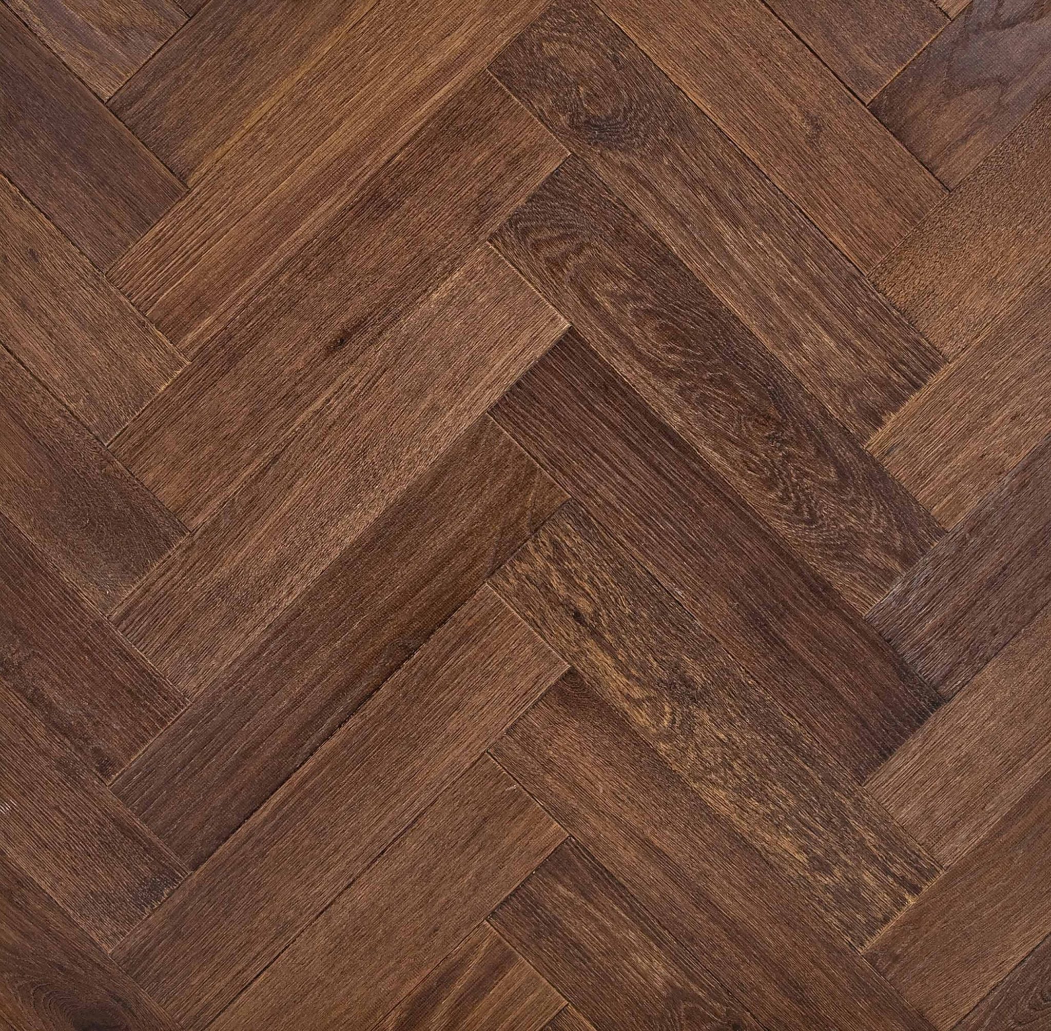 Engineered oak wood flooring named Deco Parquet Tannery Brown