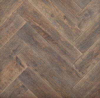 Distressed light grey engineered oak wood flooring country grade 190mm wide with splits and character finished with natural oil in Surrey