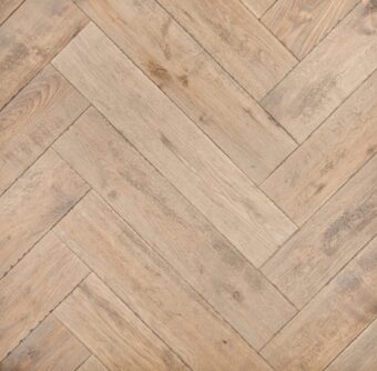 Distressed light grey engineered oak wood flooring country grade 190mm wide with splits and character finished with natural oil in Surrey