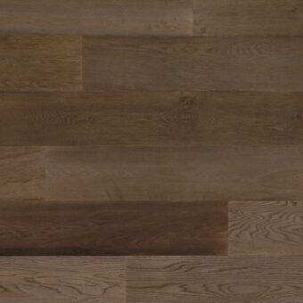 Brown engineered wood flooring oak classic grade 190mm wide with brushed surface finished with natural oil in Surrey