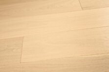 Light brown grey engineered wood flooring oak select grade 190mm wide with brushed surface finished with natural oil in Surrey