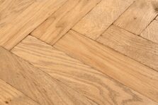Light grey engineered oak wood flooring rustic grade 190mm wide lightly brushed finished with natural oil in Surrey