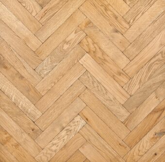 Light grey engineered oak wood flooring rustic grade 190mm wide lightly brushed finished with natural oil in Surrey