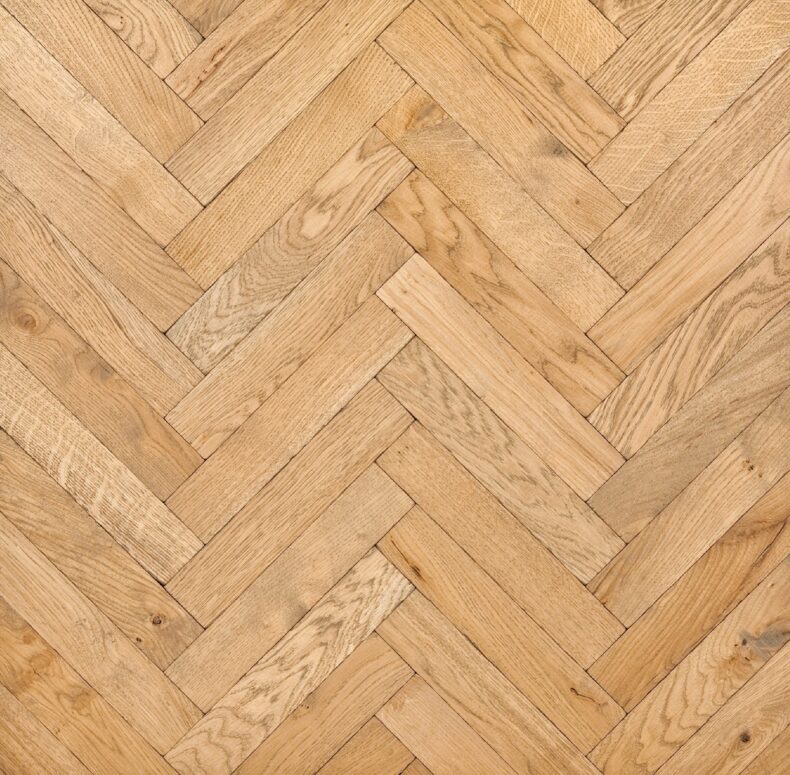Light grey engineered oak wood flooring rustic grade 190mm wide lightly brushed finished with natural oil in Surrey