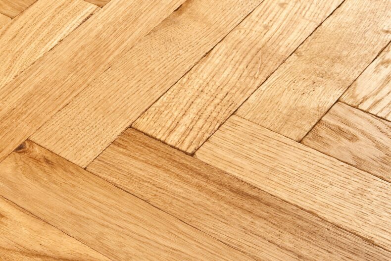 Light grey engineered oak wood flooring rustic grade 190mm wide lightly brushed finished with natural oil in Surrey