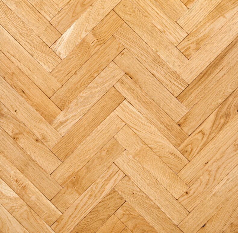Light grey engineered oak wood flooring rustic grade 190mm wide lightly brushed finished with natural oil in Surrey