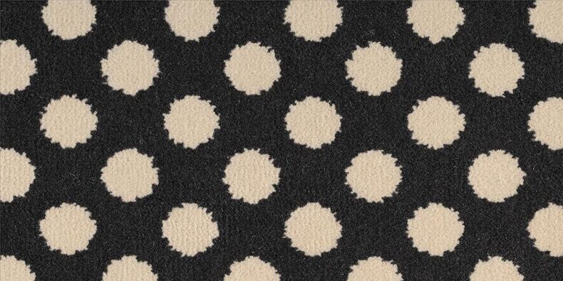 Quirky B Spotty Black carpet by Alternative Flooring