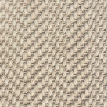 Flatweave Classic Herringbone Chalk carpet by Fibre