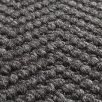 Natural Weave Herringbone Charcoal carpet by Jacaranda