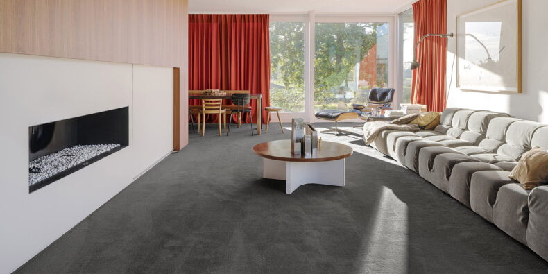 Varuna Charcoal 97 carpet by Sedna Carpets