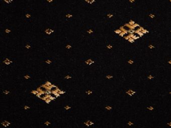 Prince Bishop Crown Black carpet by Hugh Mackay