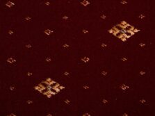 Prince Bishop Crown Burgundy carpet by Hugh Mackay
