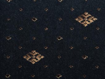 Prince Bishop Crown Cobalt carpet by Hugh Mackay