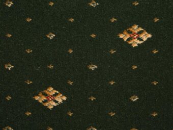 Prince Bishop Crown Dark Green carpet by Hugh Mackay