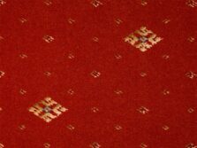 Prince Bishop Crown Terracotta carpet by Hugh Mackay