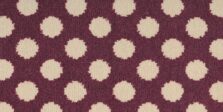 Quirky B Spotty Damson carpet by Alternative Flooring