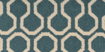 Quirky B Honeycomb Duck Egg carpet by Alternative Flooring