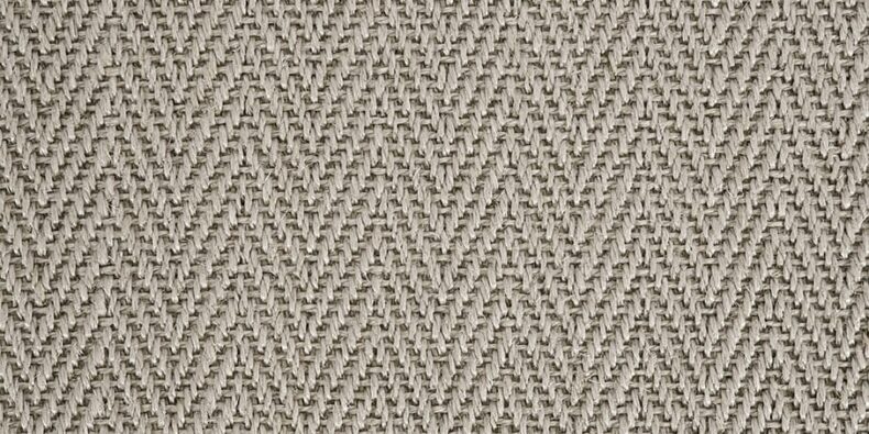Sisal Harmony Herringbone Fresh Silver HH261 carpet by Crucial Trading