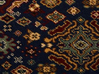 New Barrington Inca Navy carpet by Hugh Mackay