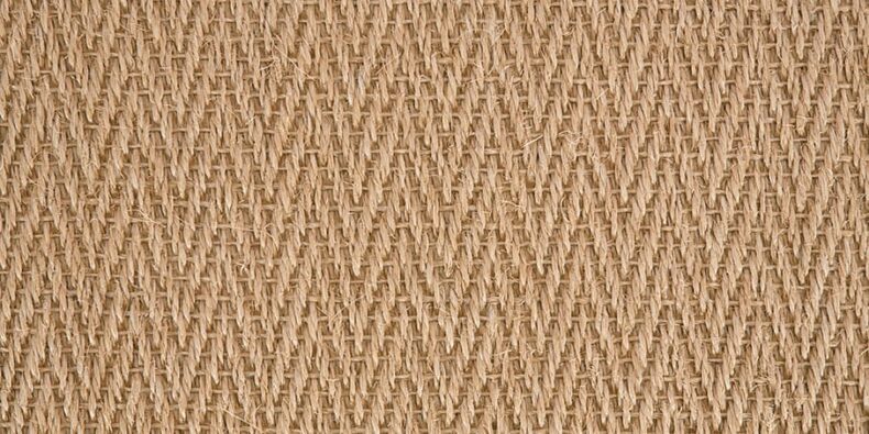 Sisal Herringbone Light Honey E400 carpet by Crucial Trading