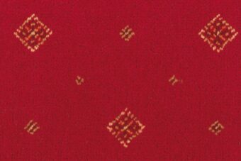 Tazmin Motif Crimson carpet by Ulster Carpets